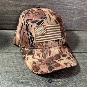 Pugs Wicked camouflage American flag sand storm embroidery trucker hunter hat